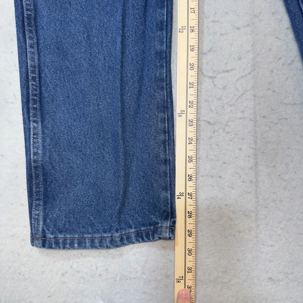 Rustler Mens Regular Fit Straight Leg Blue Denim Jeans 38x30 87619PW Medium Wash